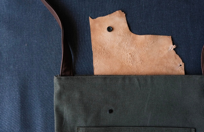 ASYMMETRICAL TOTE BAG